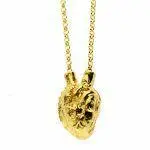 spiritual heart shaped handmade necklace