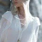 handmade necklace with crystal