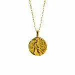 gold plated coin bracelet
