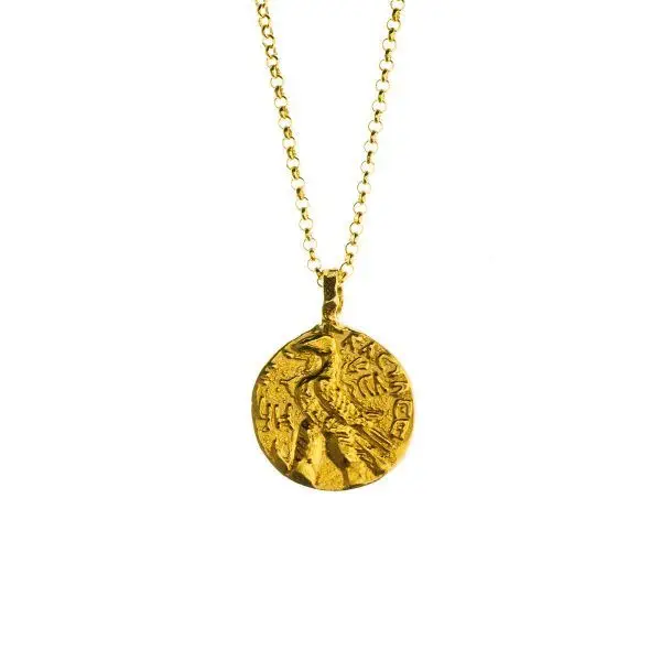 gold plated coin bracelet