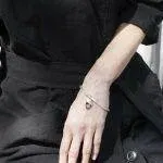 rigid bracelet on hand