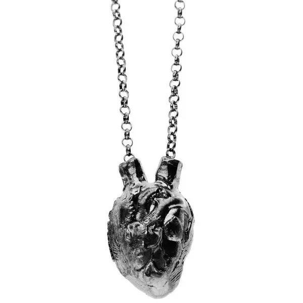 spiritual heart shaped necklace