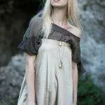 handmade necklace with crystal