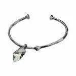 rigid bracelet with crystal