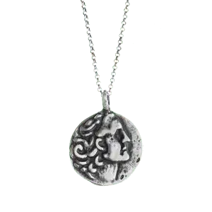 necklace with a coin
