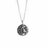 silver coin bracelet