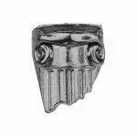 Handmade silver male signet ring