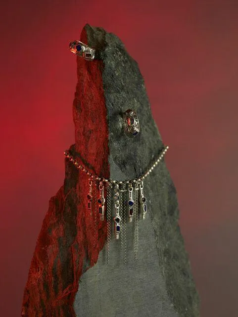 naszyjnik srebrny recznie wykonany