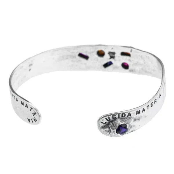 srebrna bransoletka z kolekcji magma