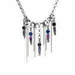 srebrny naszyjnik z kolekcji biżuterii magma (2)