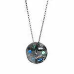 silver necklace magma collection