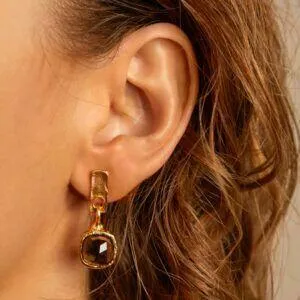 Kolczyki srebrne z kolekcji biżuterii Botanica