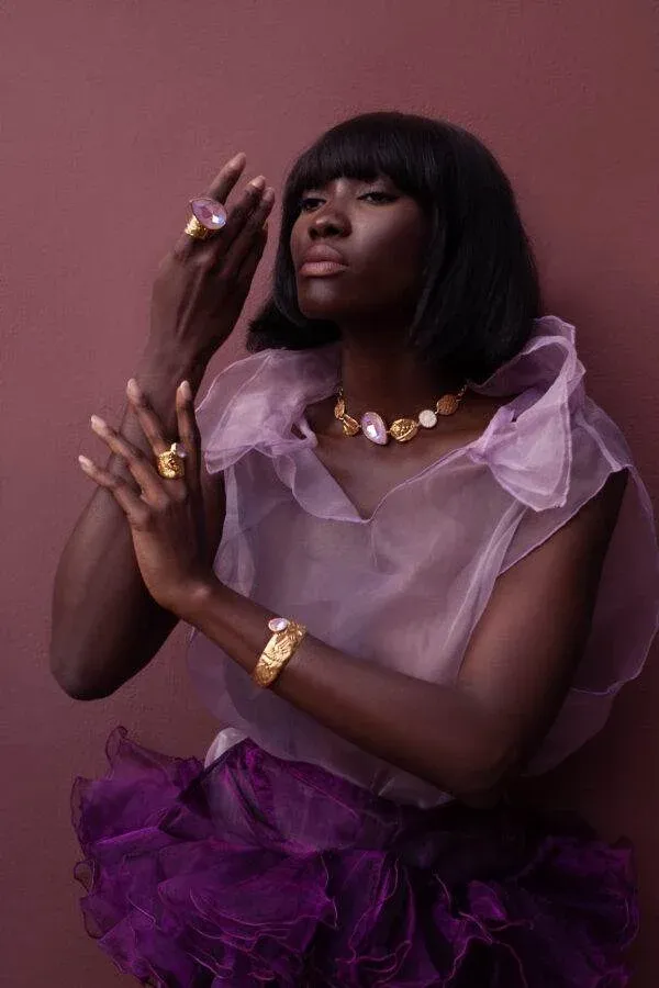 Ręcznie robiona biżuteria z kryształami swarovskiego