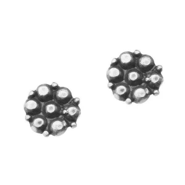 srebrne kolczyki na sztyfcie małe - Motyle